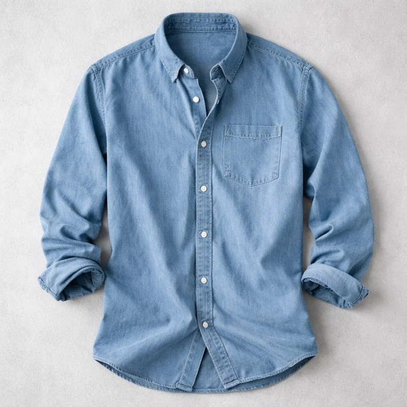 Landon Oxford Shirt detail