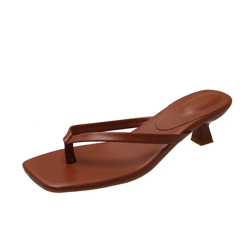 Luna Kitten Heel Sandals