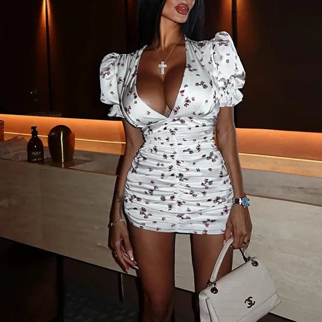 Aurelie Floral Bodycon Dress
