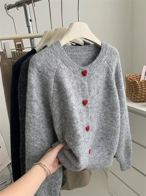 Ava Wool Knit Cardigan